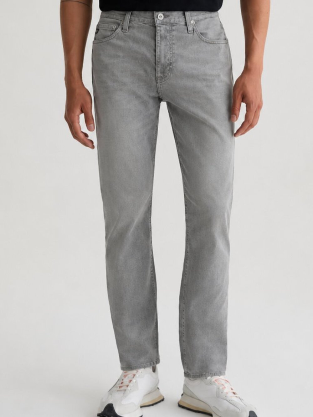 AG Everett Slim Straight Jeans Italian Fabric Gray – Men’s 31/32